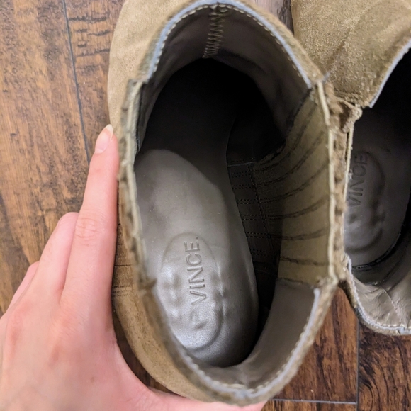 VINCE Haider Suede Ankle Bootie - Flint - Picture 8 of 11